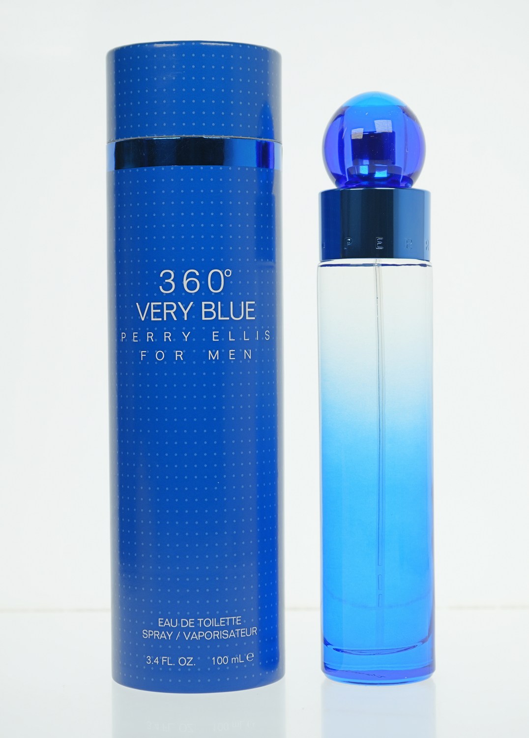 Perry Ellis 360 VERY BLUE(M)EDT SP 3.4oz(LI FREE)