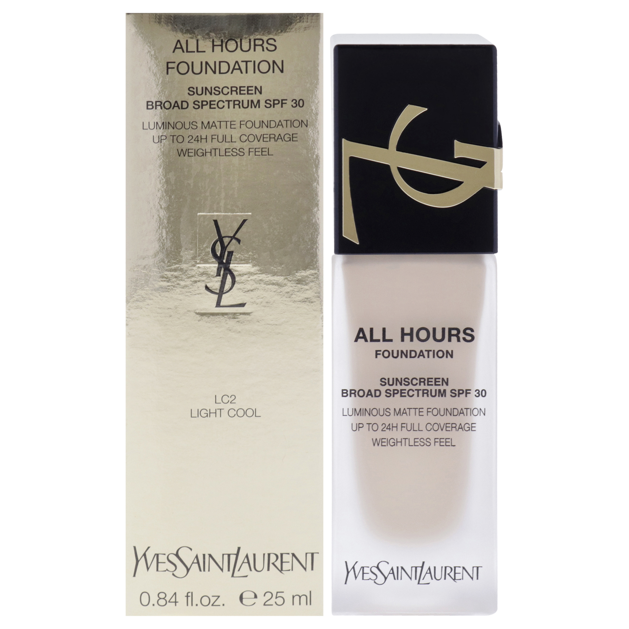 All Hours Longwear Natural Matte Foundation - Yves Saint
