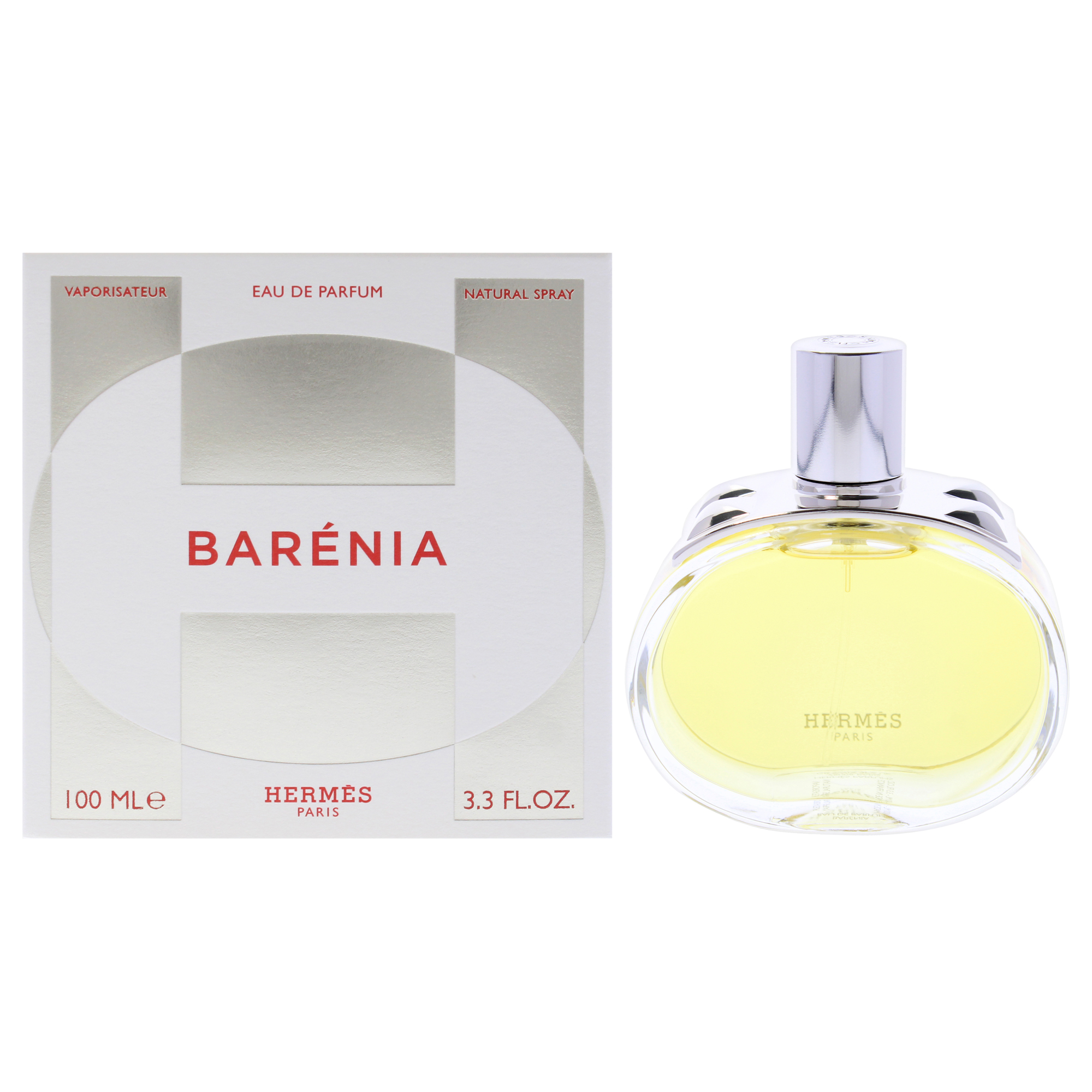 2 Pack Barenia by Hermes for Unisex - 3.3 oz EDP Spray (Refillable